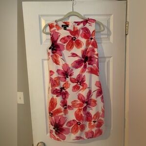 Spring dress from Macy’s. Hits just above knee. Appropriate for work. Size 4.